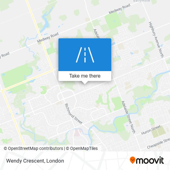 Wendy Crescent map