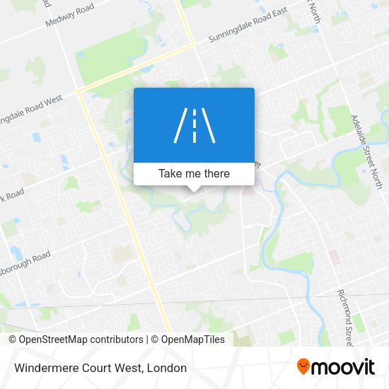 Windermere Court West map