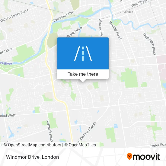 Windmor Drive map