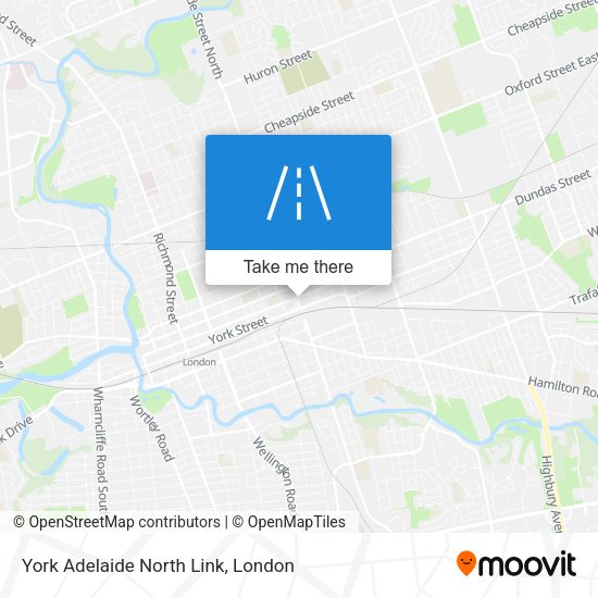 York Adelaide North Link map