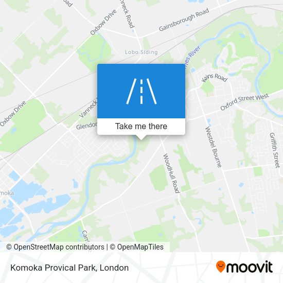 Komoka Provical Park map