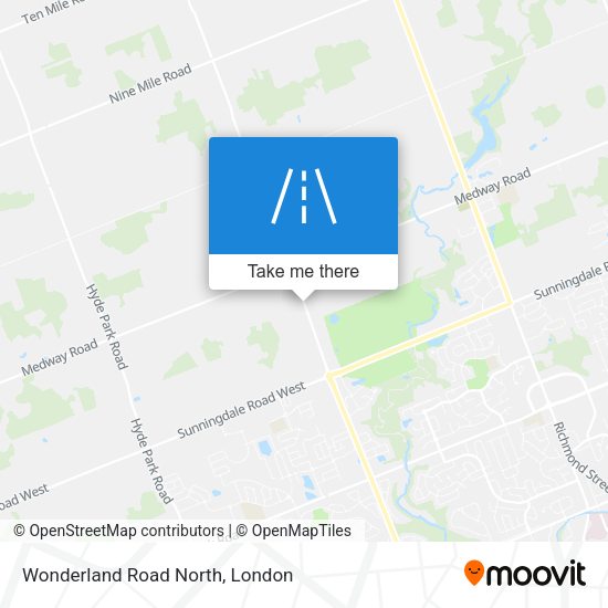 Wonderland Road North plan