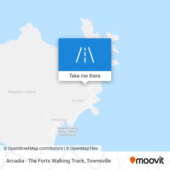 Arcadia - The Forts Walking Track map