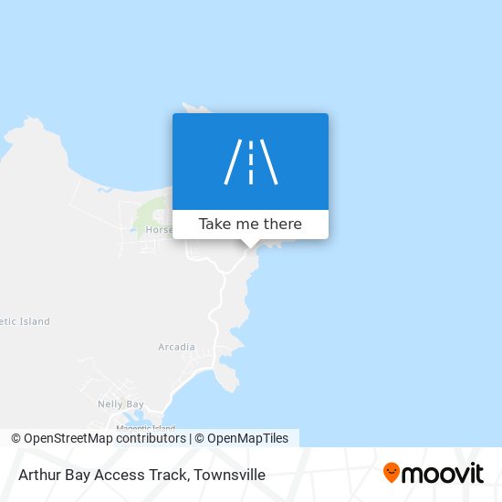 Arthur Bay Access Track map