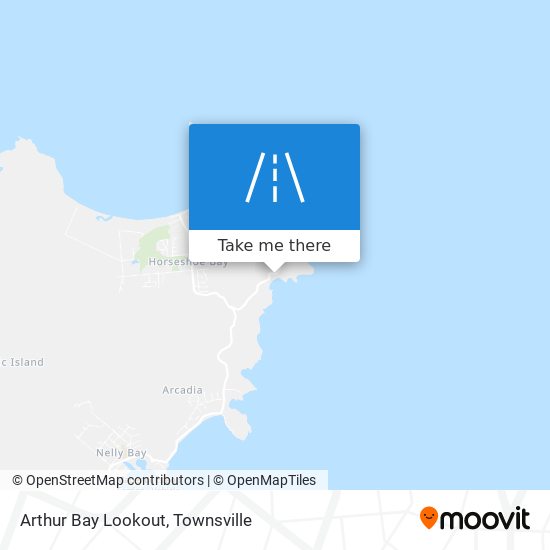 Arthur Bay Lookout map