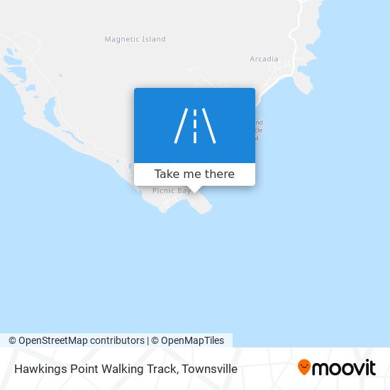 Hawkings Point Walking Track map