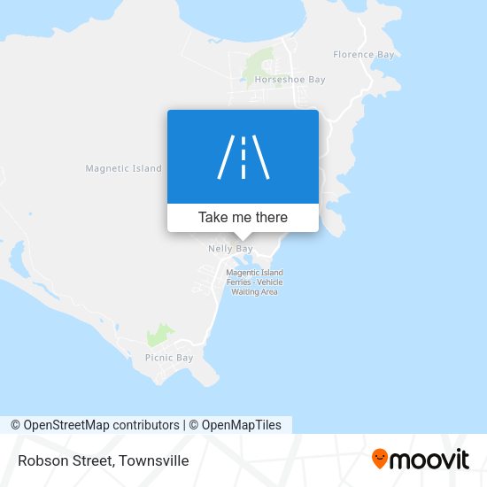 Robson Street map