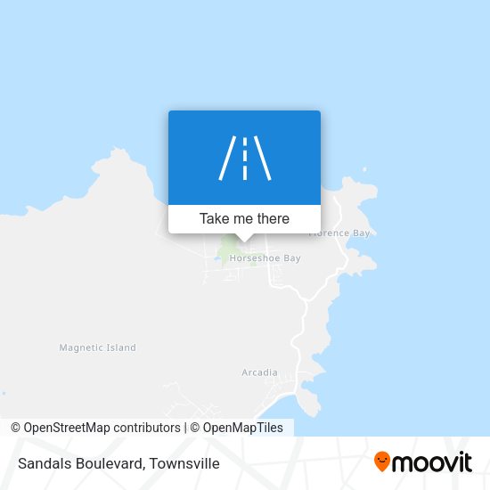 Sandals Boulevard map