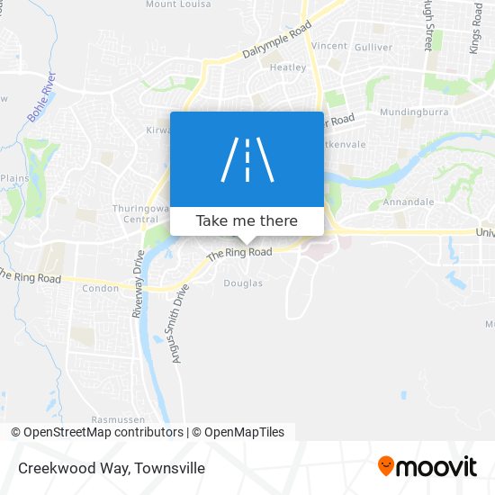 Creekwood Way map