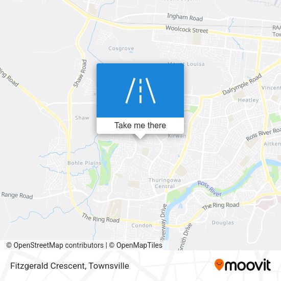 Fitzgerald Crescent map