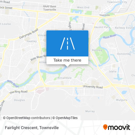 Fairlight Crescent map