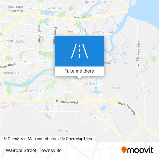 Wairopi Street map