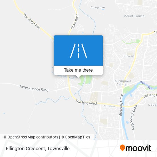 Ellington Crescent map