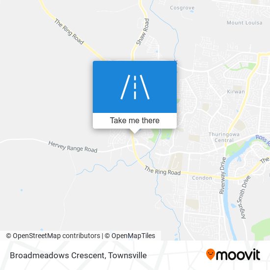 Broadmeadows Crescent map