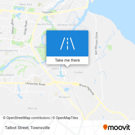 Talbot Street map