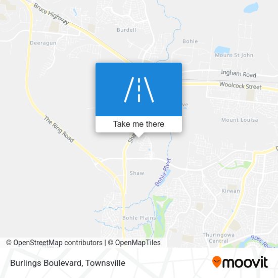 Burlings Boulevard map