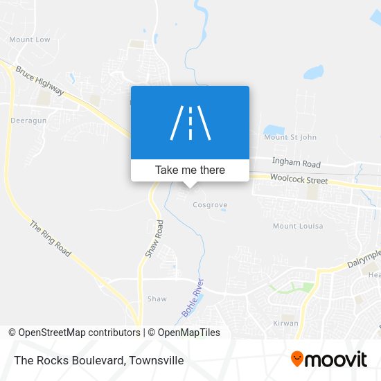 The Rocks Boulevard map