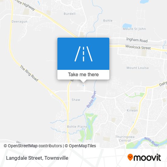 Langdale Street map
