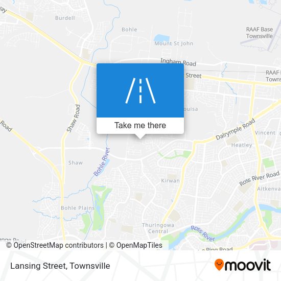 Lansing Street map