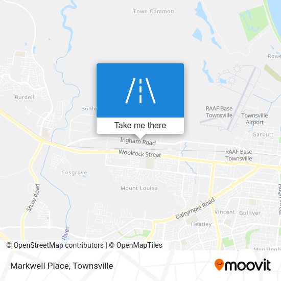 Markwell Place map