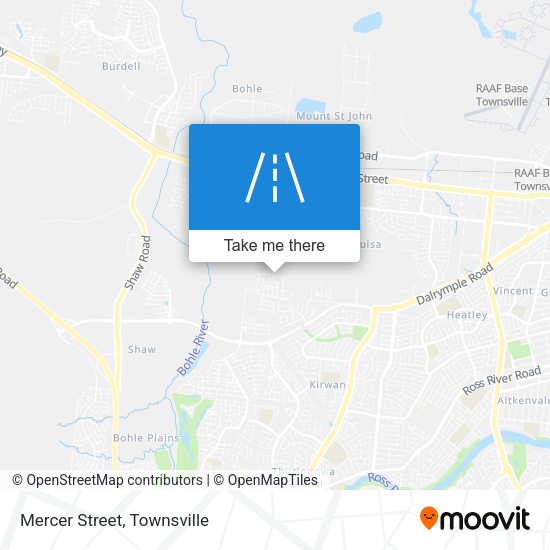 Mercer Street map