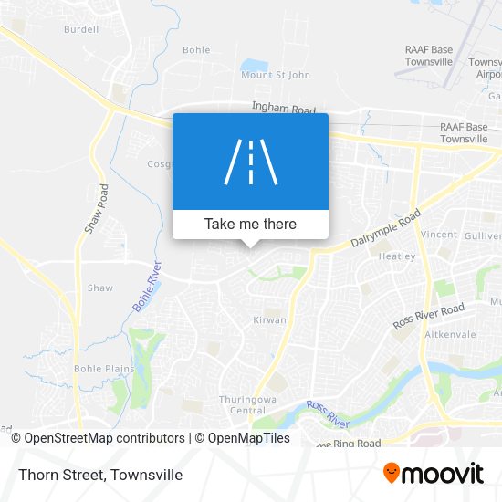 Thorn Street map