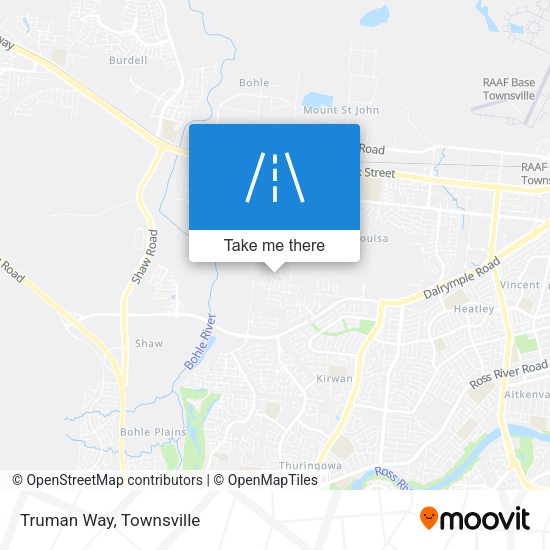 Truman Way map