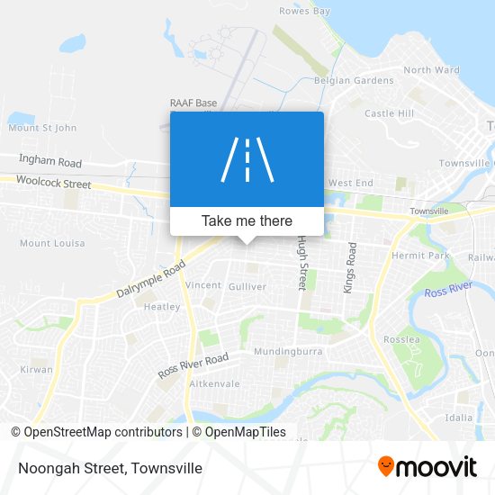 Noongah Street map