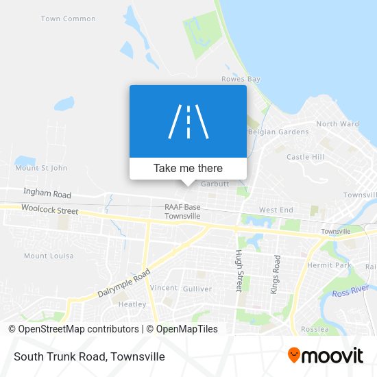 South Trunk Road map