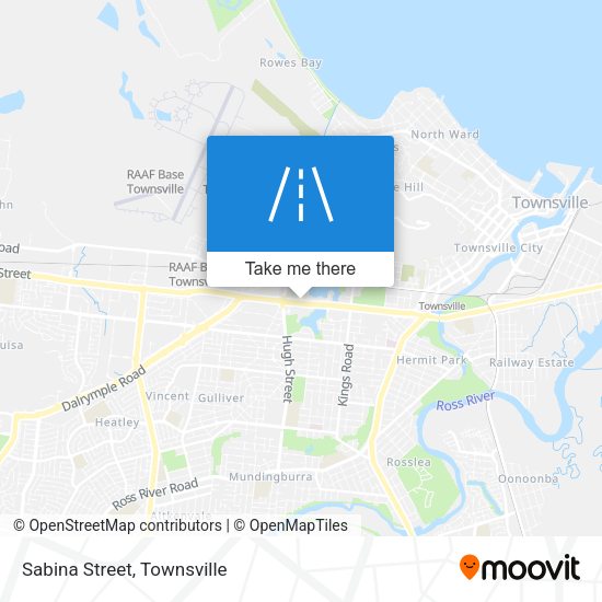 Sabina Street map