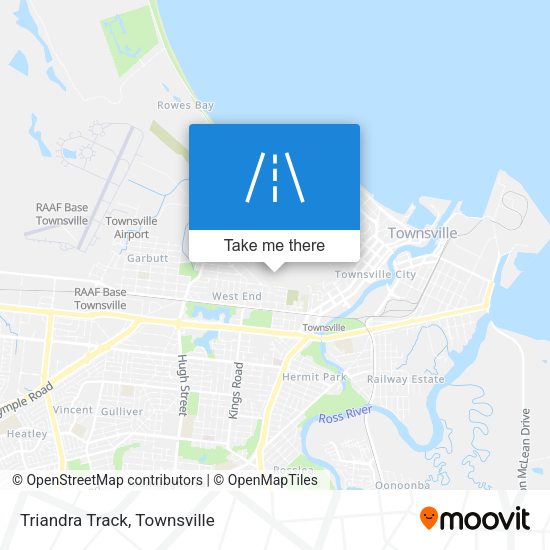 Triandra Track map