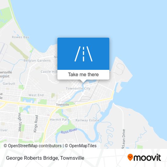 George Roberts Bridge map