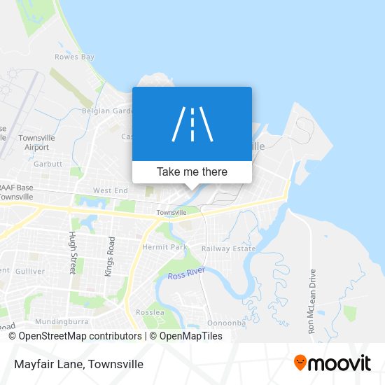 Mayfair Lane map