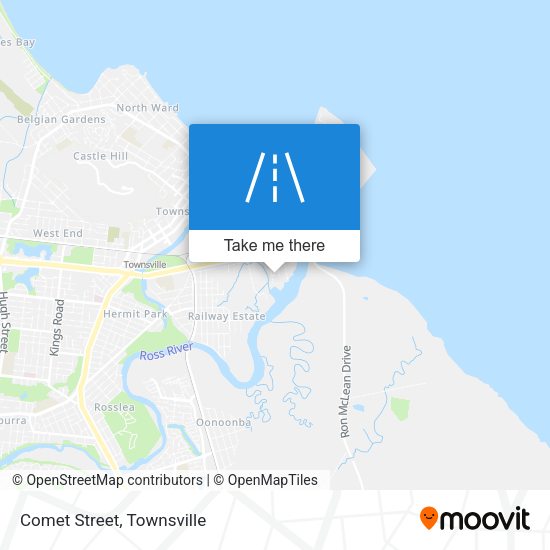 Comet Street map