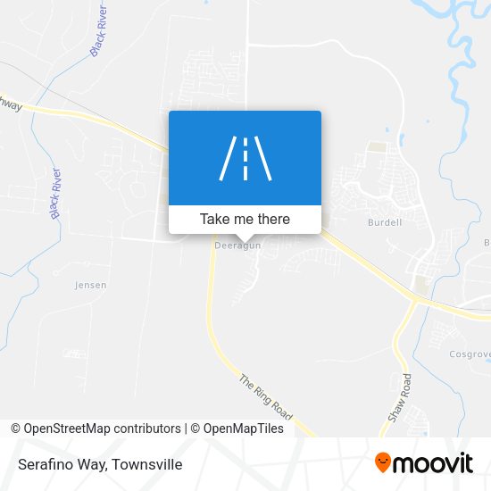 Serafino Way map