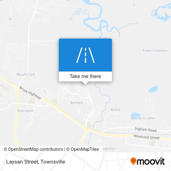 Laysan Street map