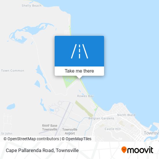 Cape Pallarenda Road map