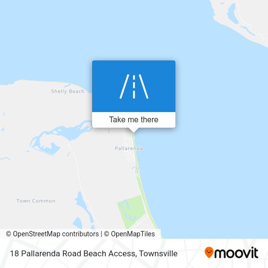 18 Pallarenda Road Beach Access map