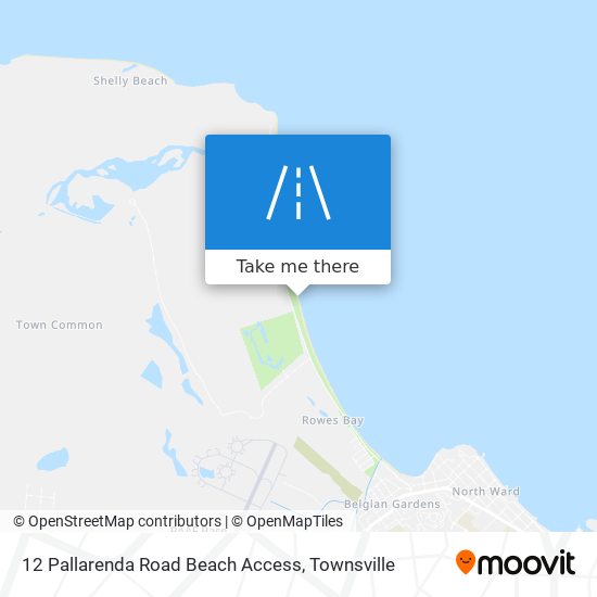 12 Pallarenda Road Beach Access map