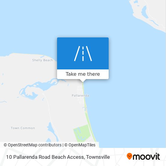 10 Pallarenda Road Beach Access map