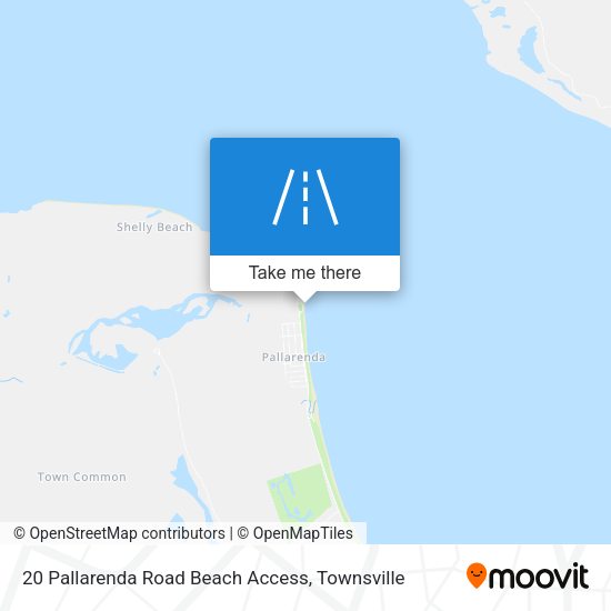 20 Pallarenda Road Beach Access map