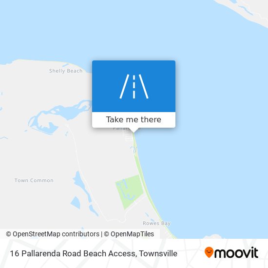 16 Pallarenda Road Beach Access map