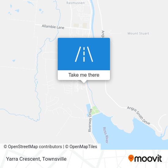 Yarra Crescent map
