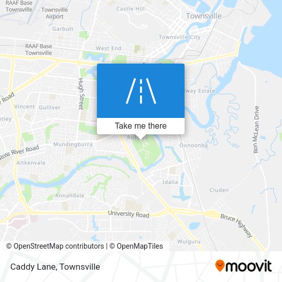 Caddy Lane map