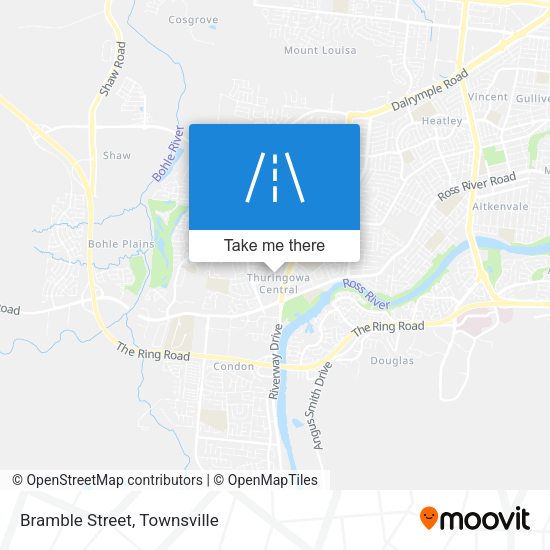 Bramble Street map