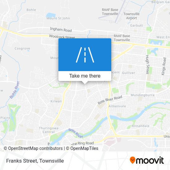 Franks Street map