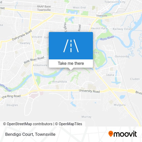 Bendigo Court map