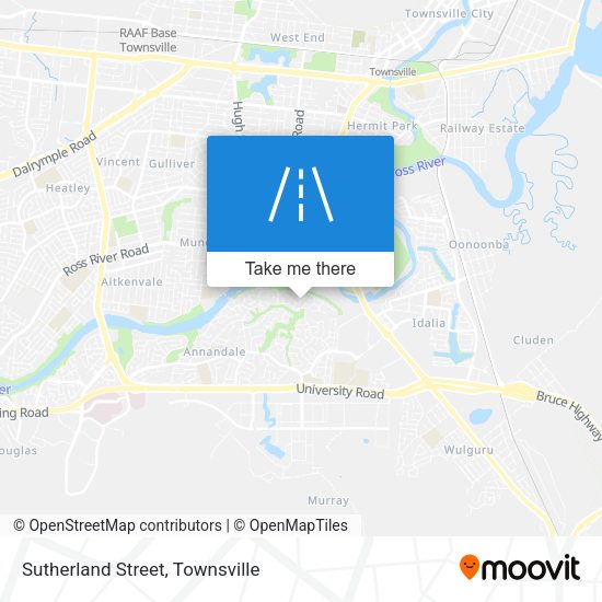 Sutherland Street map