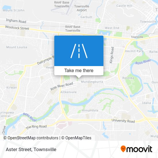 Aster Street map