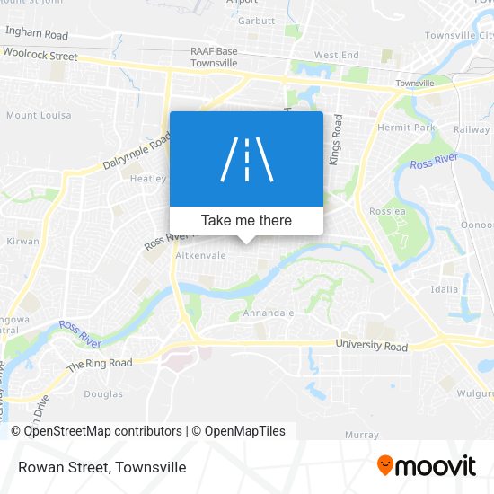 Rowan Street map